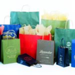 Paper Shopping bags of various colors