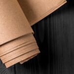 A Roll of Recycled Kraft Paper