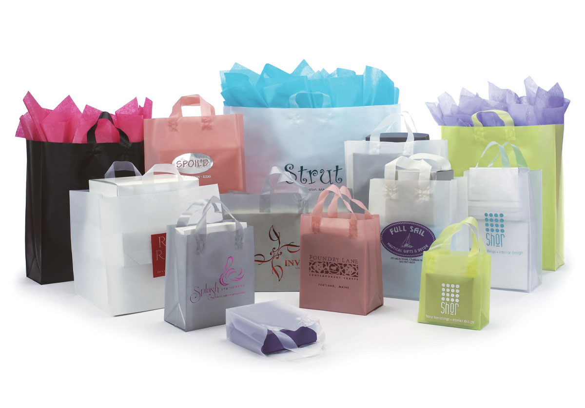 New England Frosted Shopping Bags | Packaging Specialties