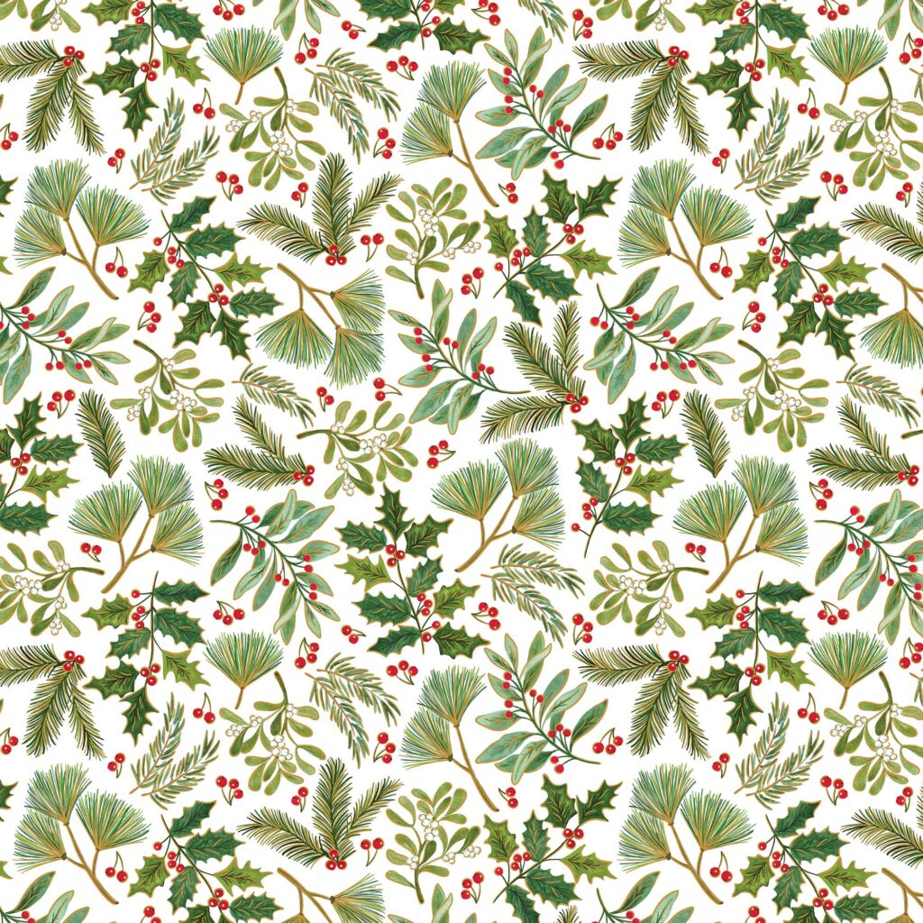 Holiday Wrapping Paper - Winter Branches
