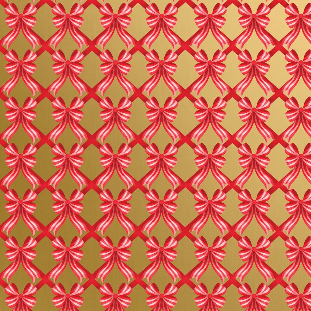 Holiday Wrapping Paper - Glamorous Bows