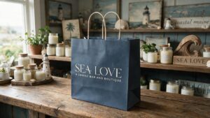 Sea Love Candle Bar and Boutique Custom Midtown on Counter at their Coastal Store