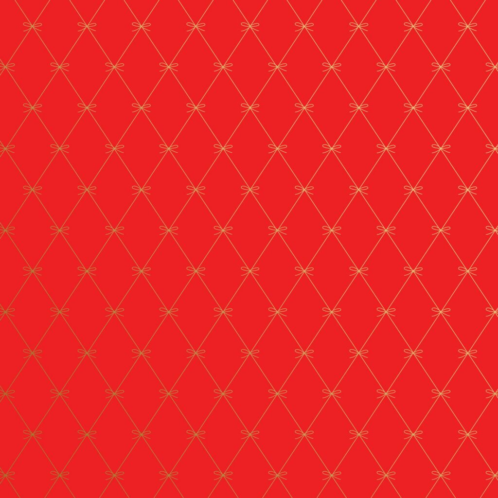 Holiday Wrapping Paper - Beautiful Bows Red
