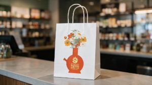 Sunday Drive Custom Bag on Counter